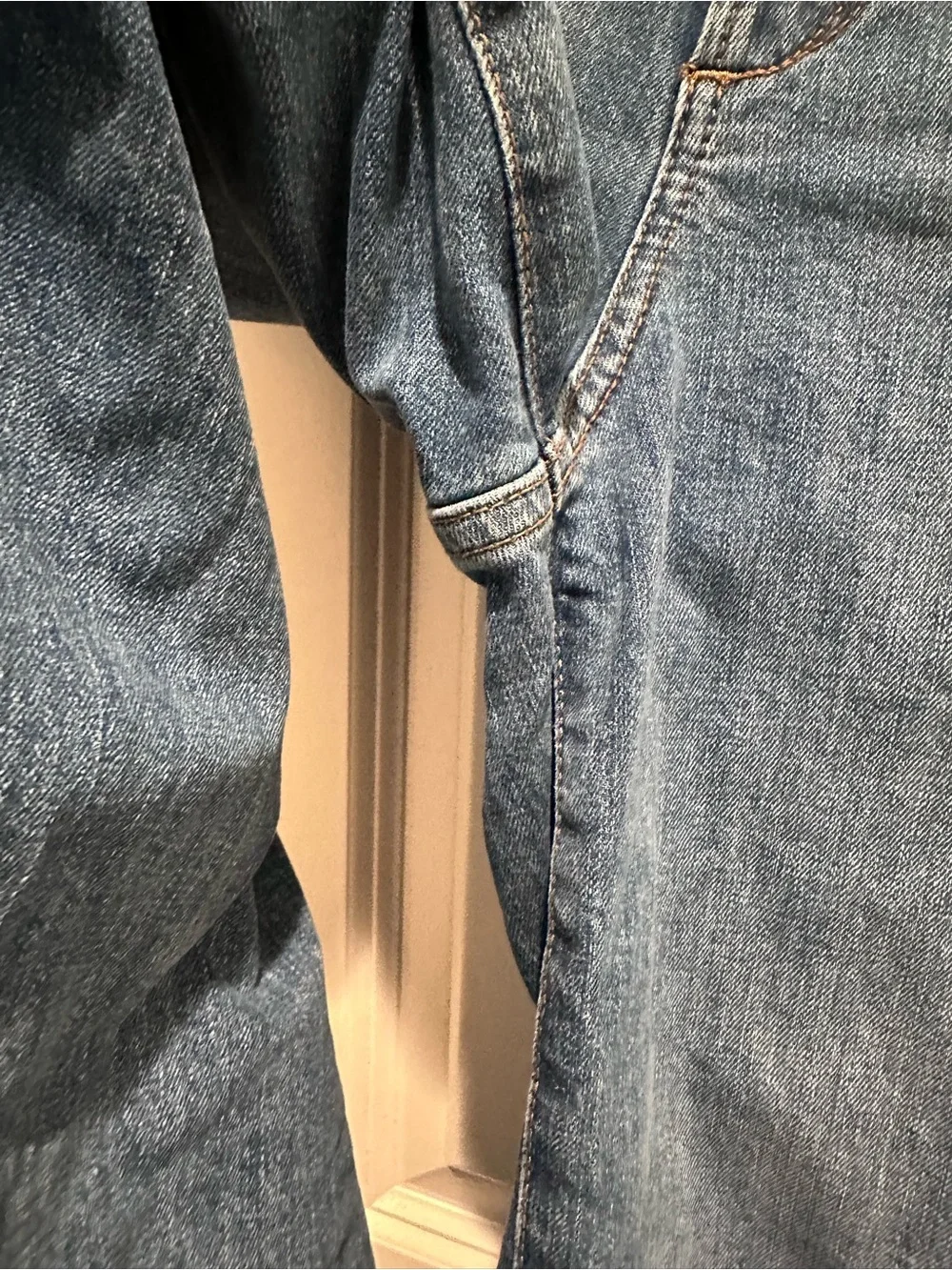 Joe's Jeans Medium Blue Wide-Leg Denim